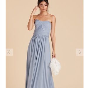 CHICKY CONVERTIBLE DRESS - DUSTY BLUE